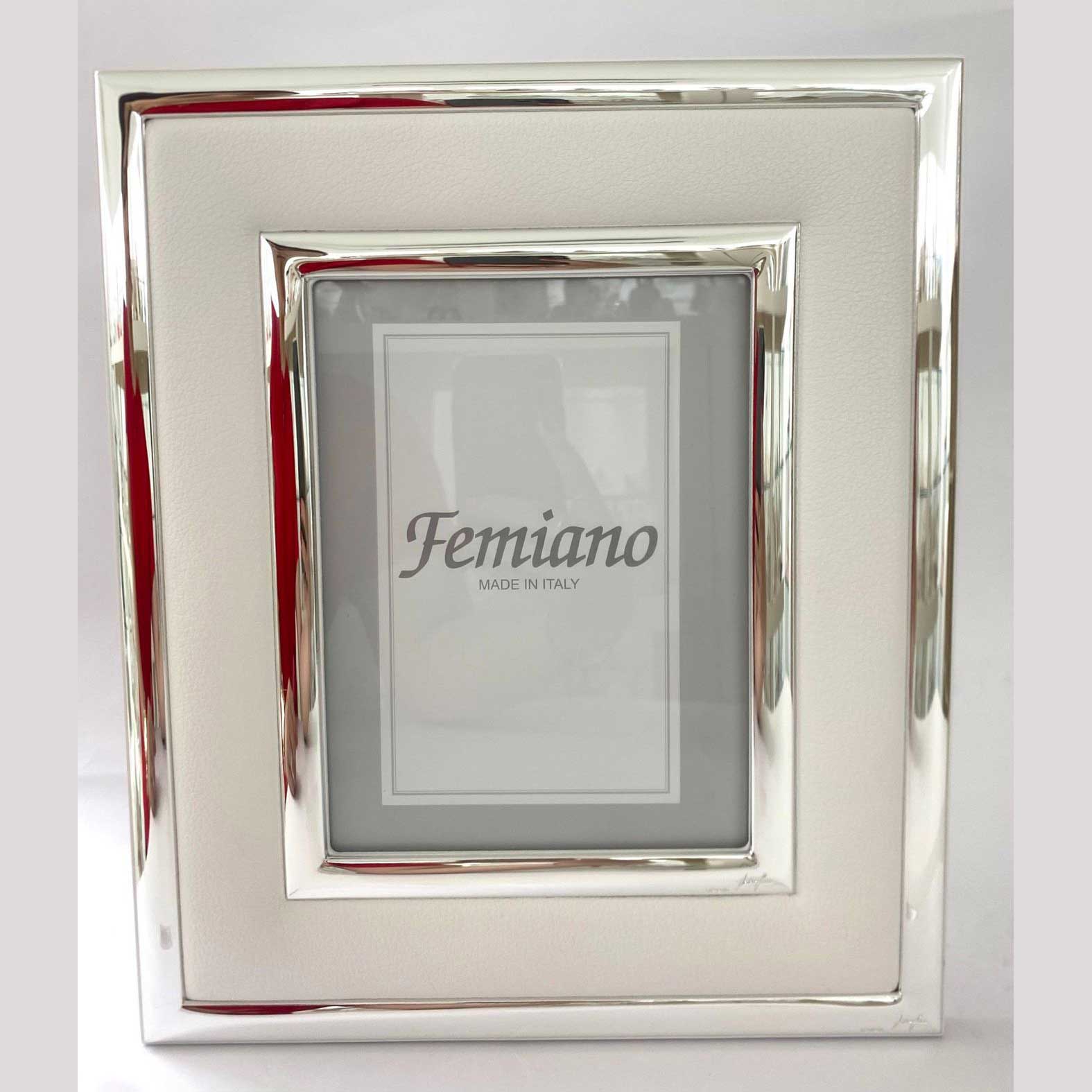Portafoto Femiano Pelle bianca