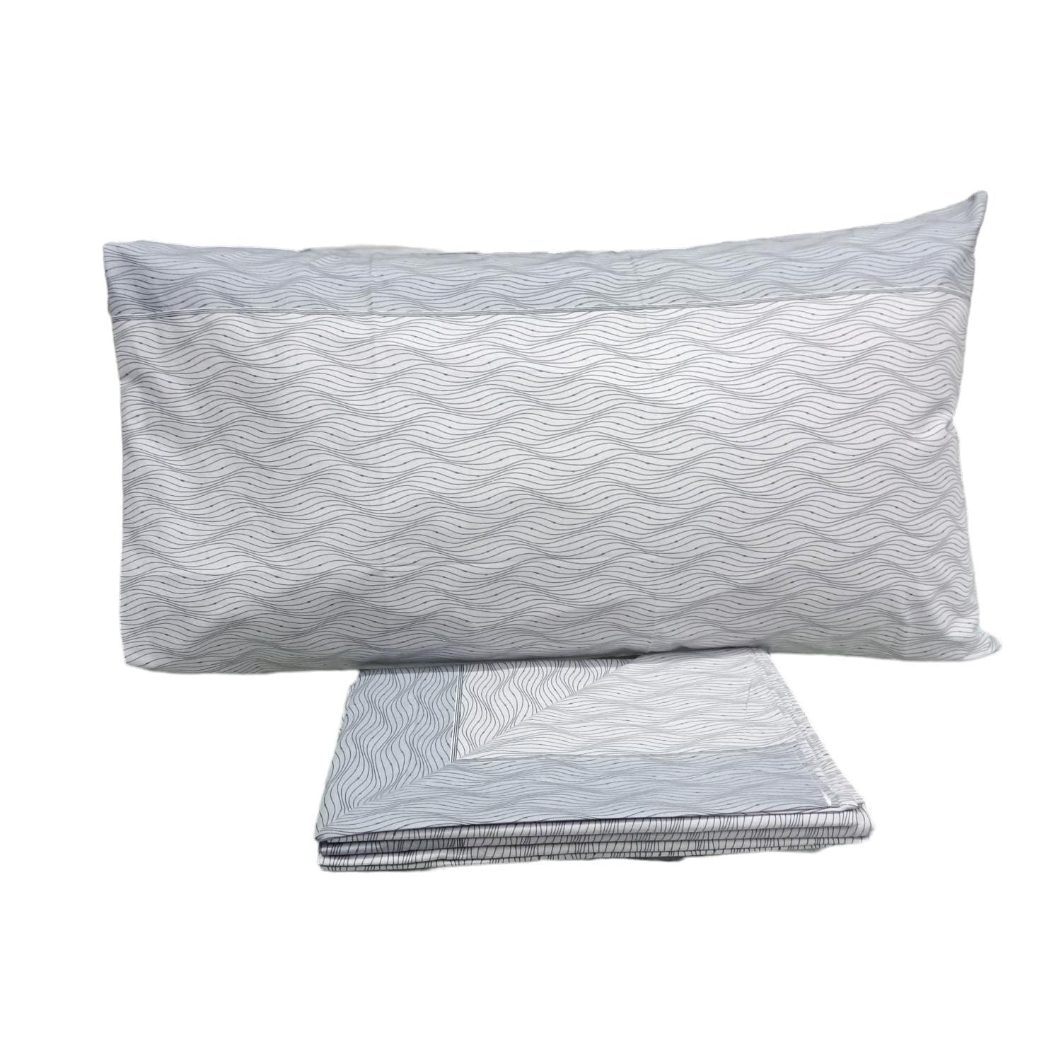 Completo lenzuola singolo Botticelli Favola Var 1 in puro cotone con federa. Design semplice e comfort Made in Italy.