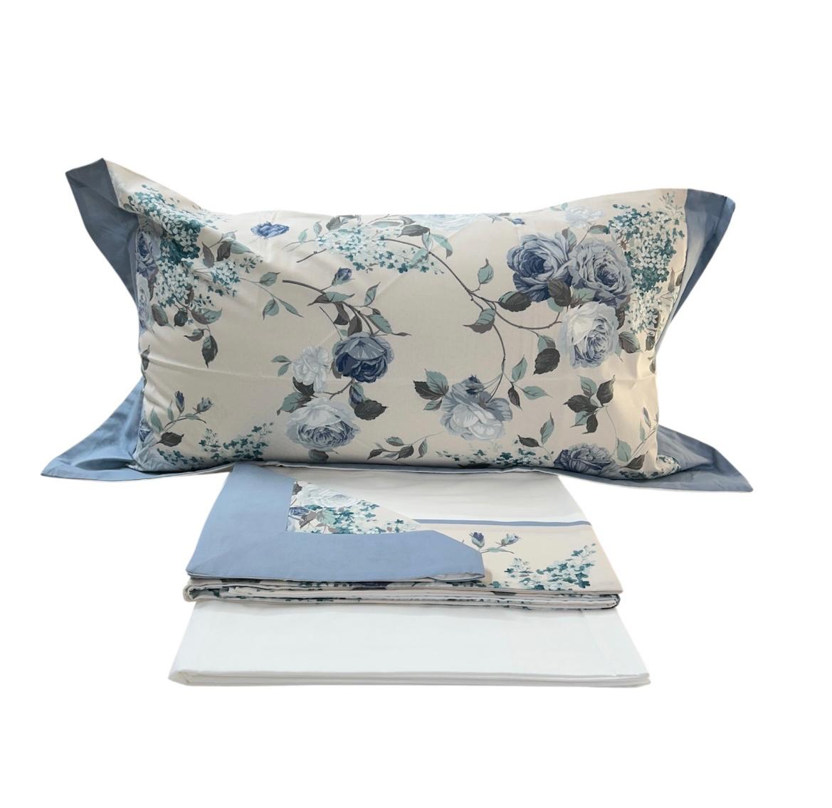 Completo Lenzuola Matrimoniale Alexander Tuscany Home Rose – 100% Cotone