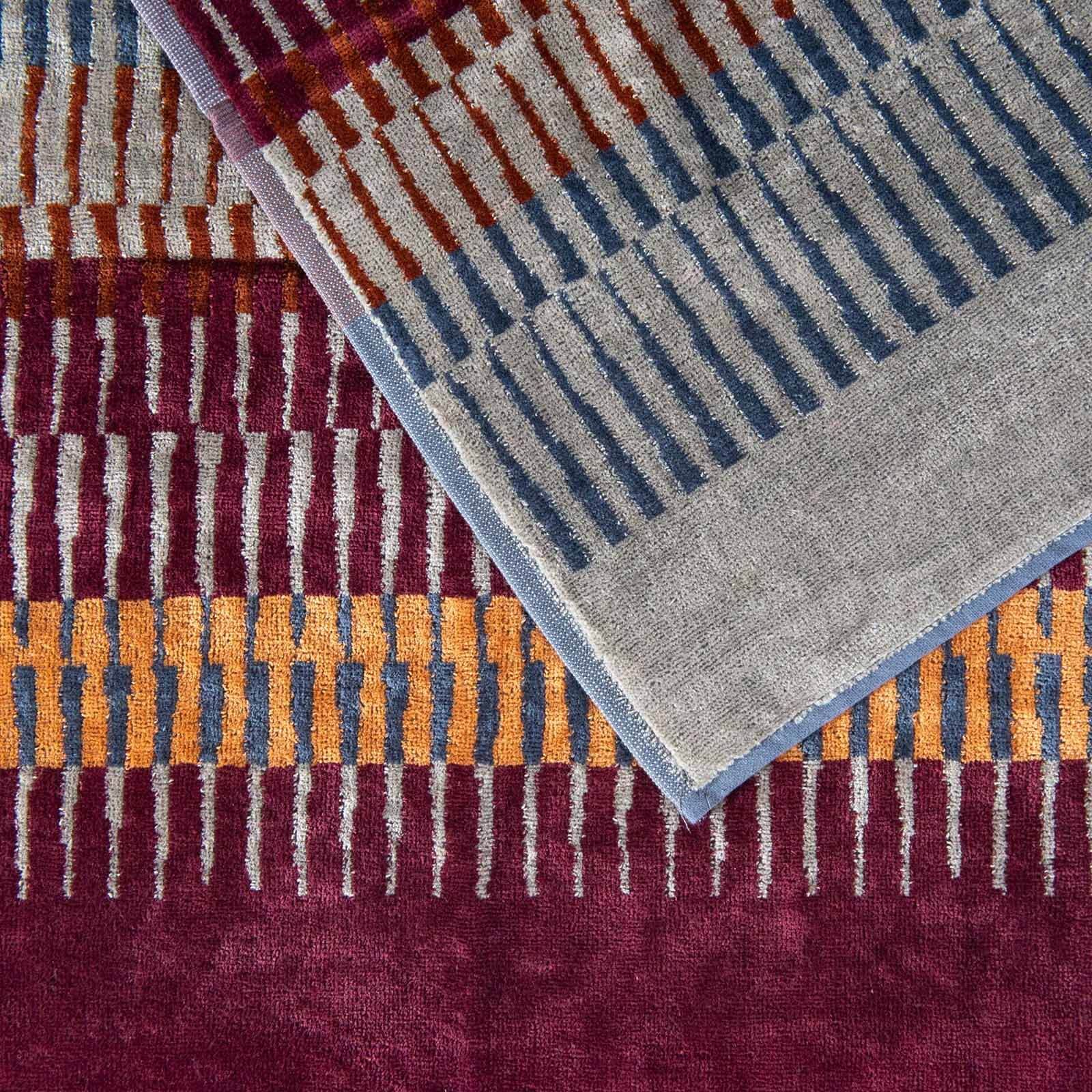 Set Asciugamani 1+1 Mirabello Carrara Victory Boulevard Spugna di Cotone