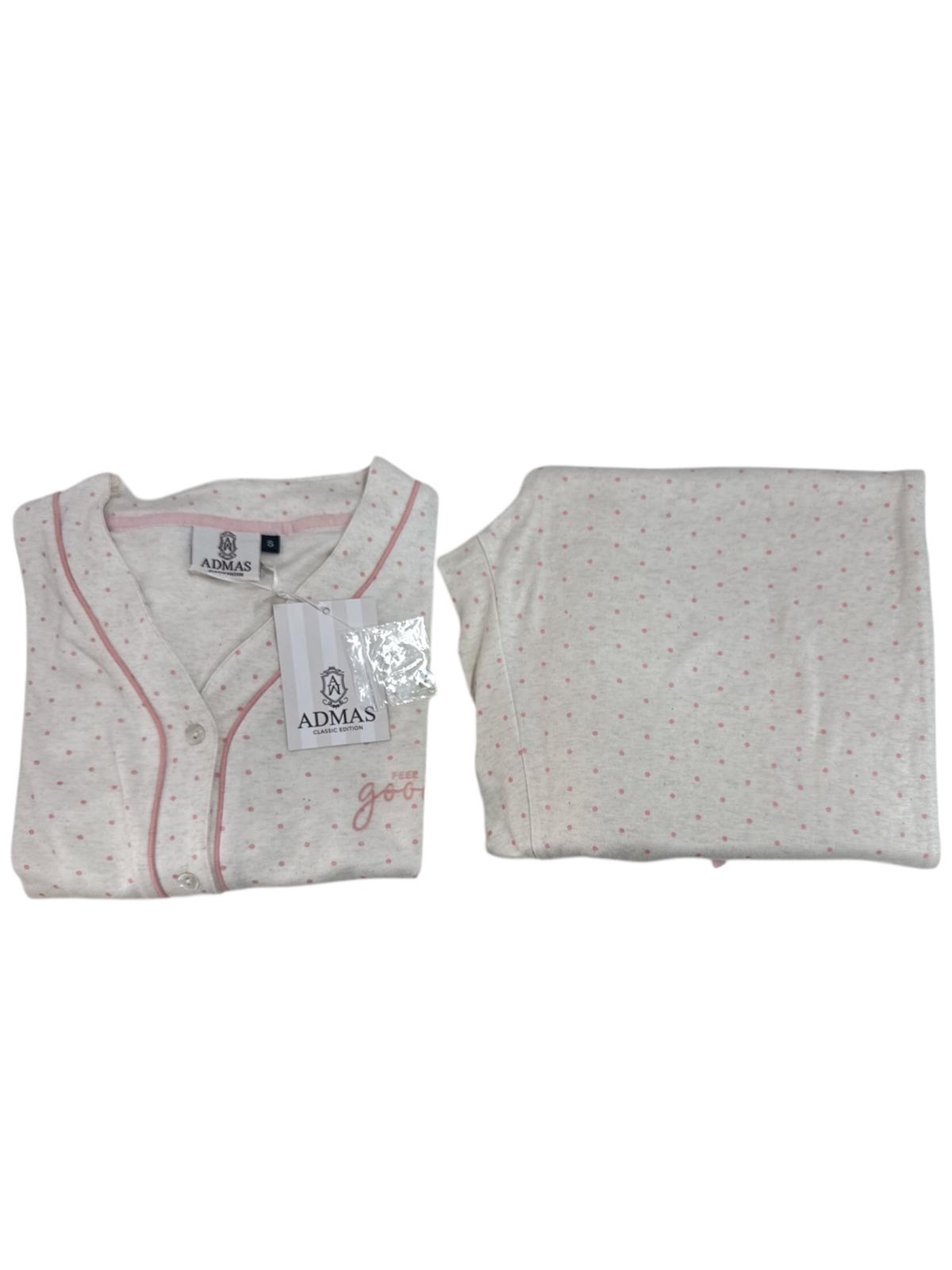 Pigiama Donna Admas Classic – Luxury Edizione Limitata – Camicia Aperta e Pantalone Lungo