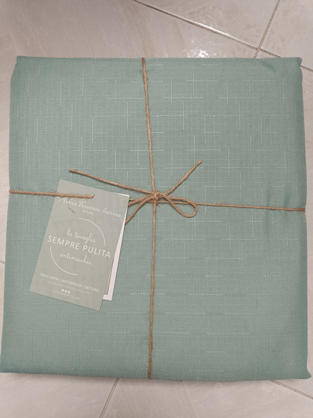 Tovaglia da Tavola Antica Tessitura Italiana Sempre Pulita X12 Poliestere