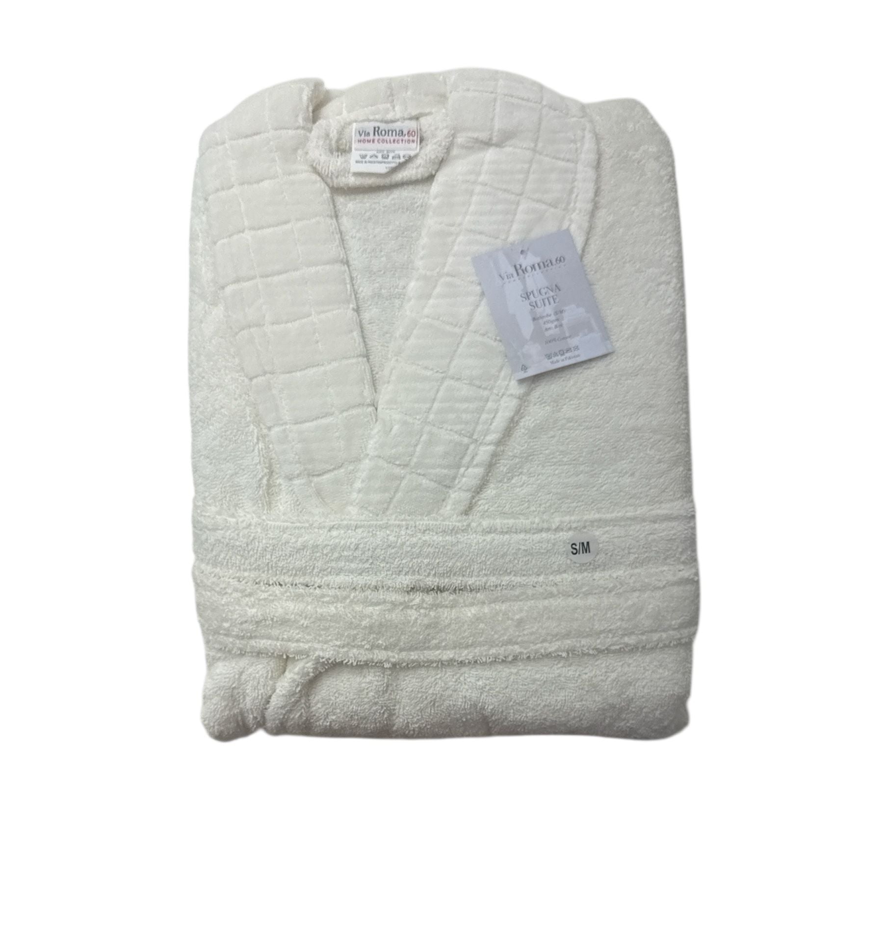 Accappatoio Via Roma 60 Box L/XL Spugna di Cotone
