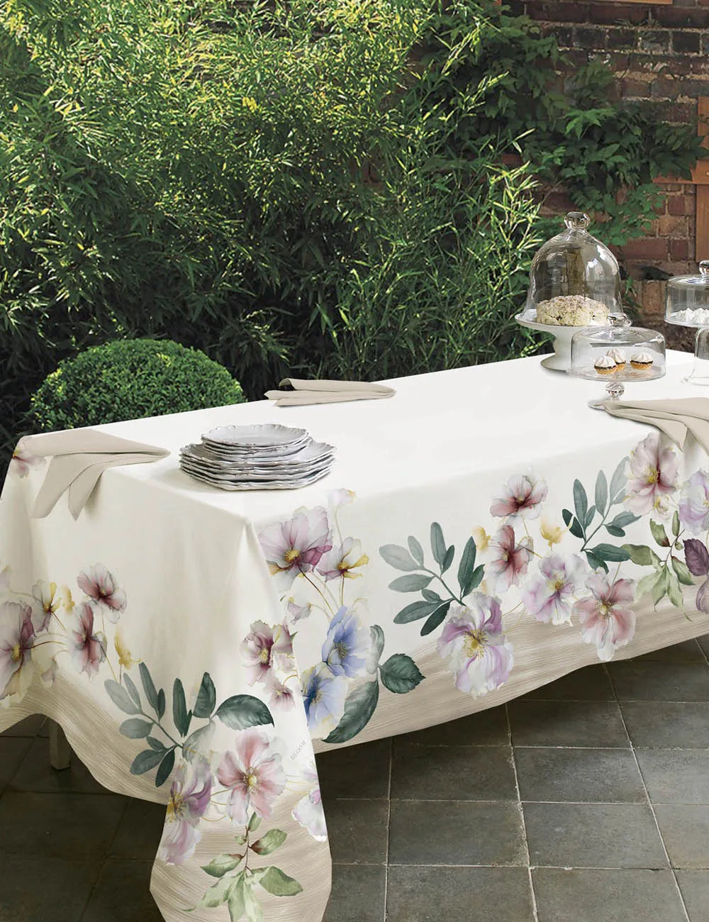 Tovaglia da Tavola x12 Tessitura Randi Bouquet – 150×270 cm – 100% Cotone