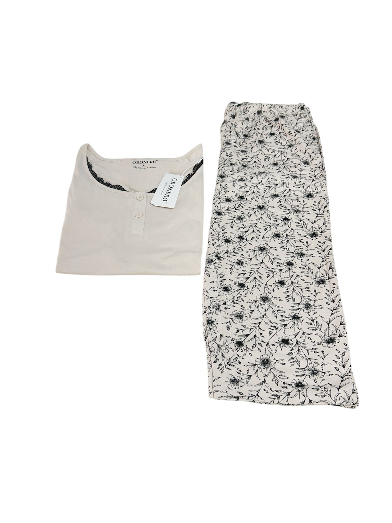 Pigiama Donna Primavera/Estate Oronero OD433 Cotone