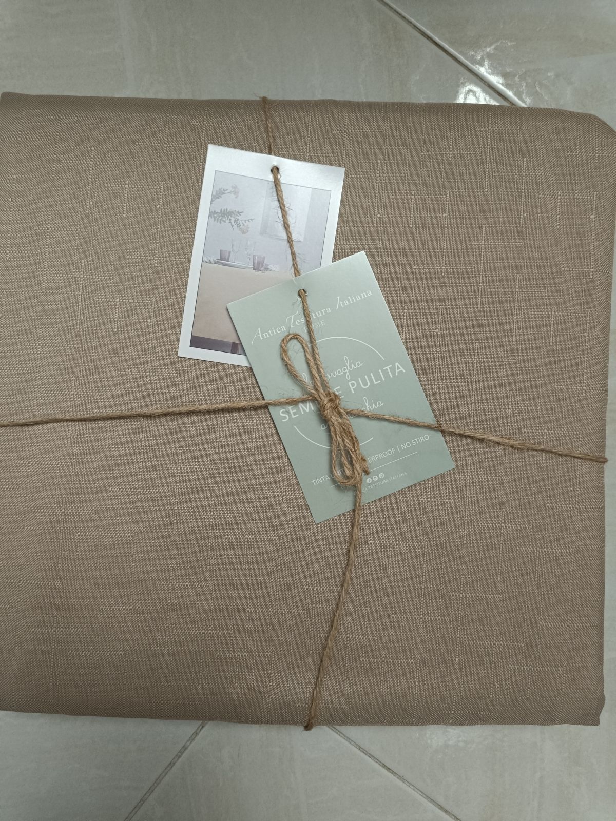 Tovaglia da Tavola Antica Tessitura Italiana Sempre Pulita X12 Poliestere