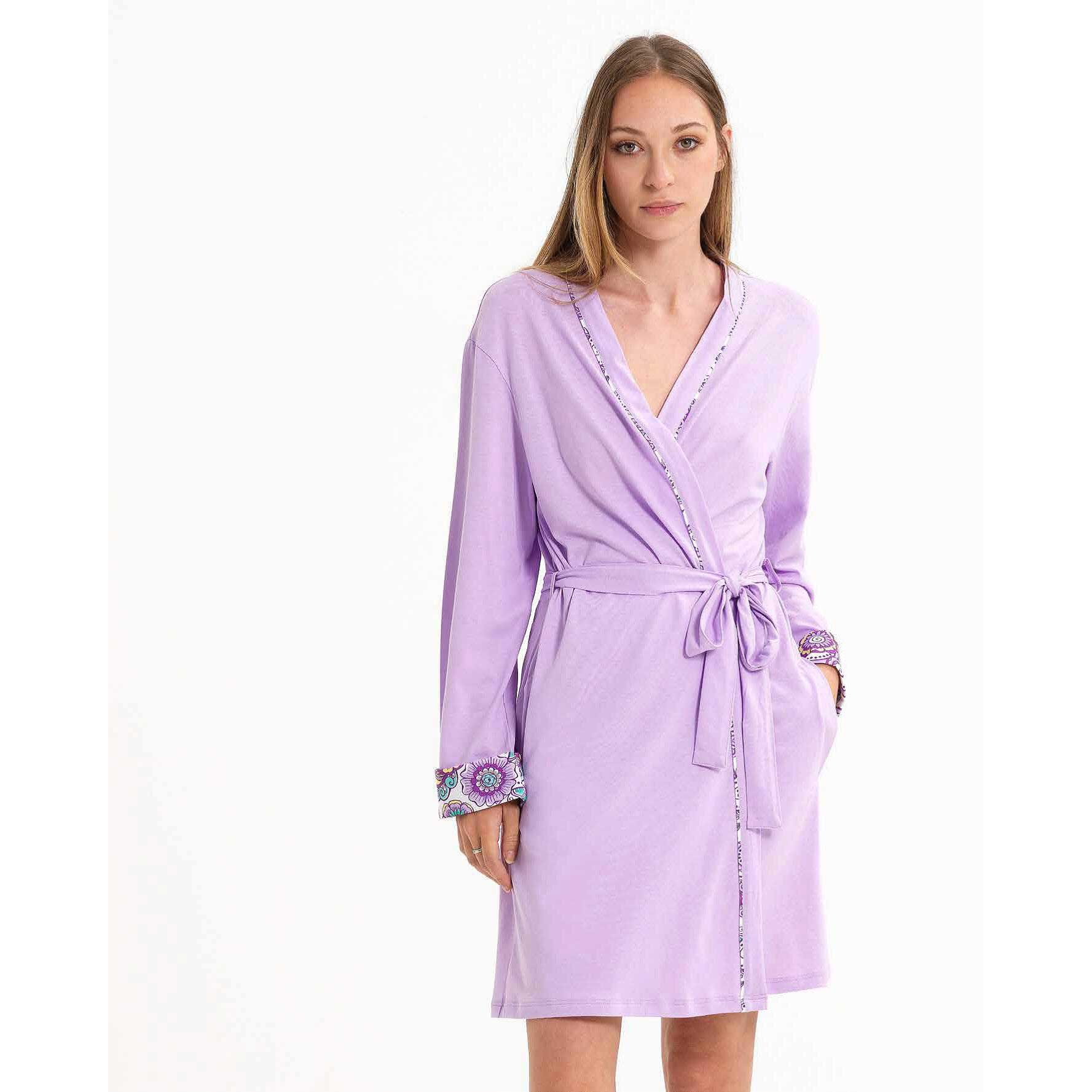 Kimono donna Bee Cool Serie 9 44 Dreamer, manica lunga, in 100% cotone naturale, Made in Italy, stile semplice e confortevole