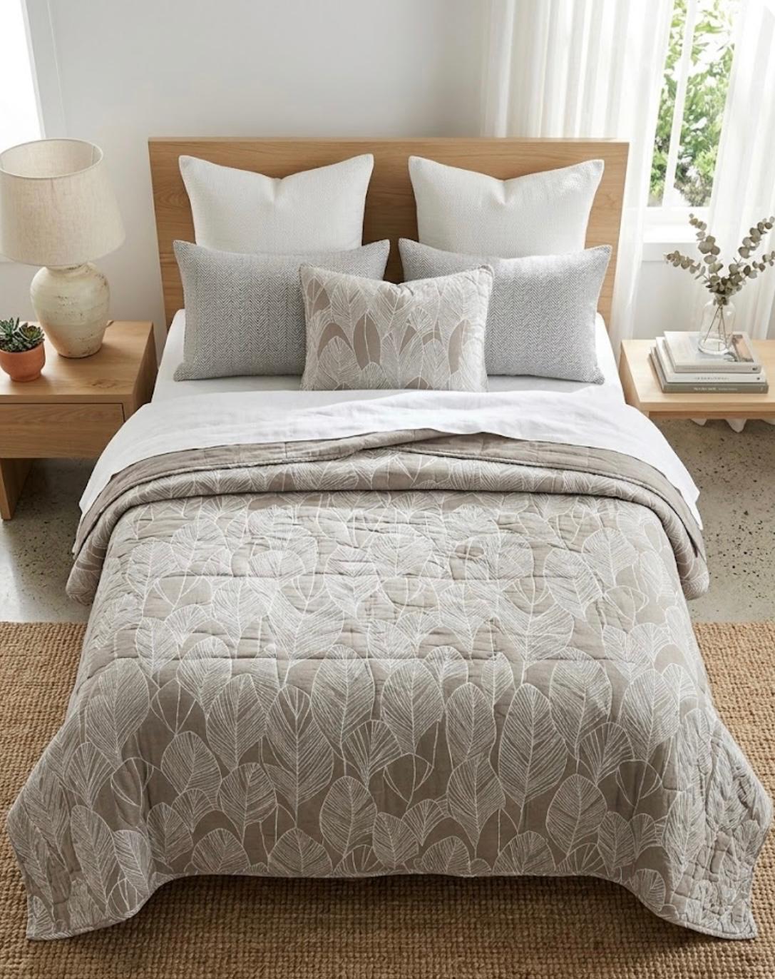 Trapuntino Casa Giulia Egeo Algeri Matrimoniale Jacquard