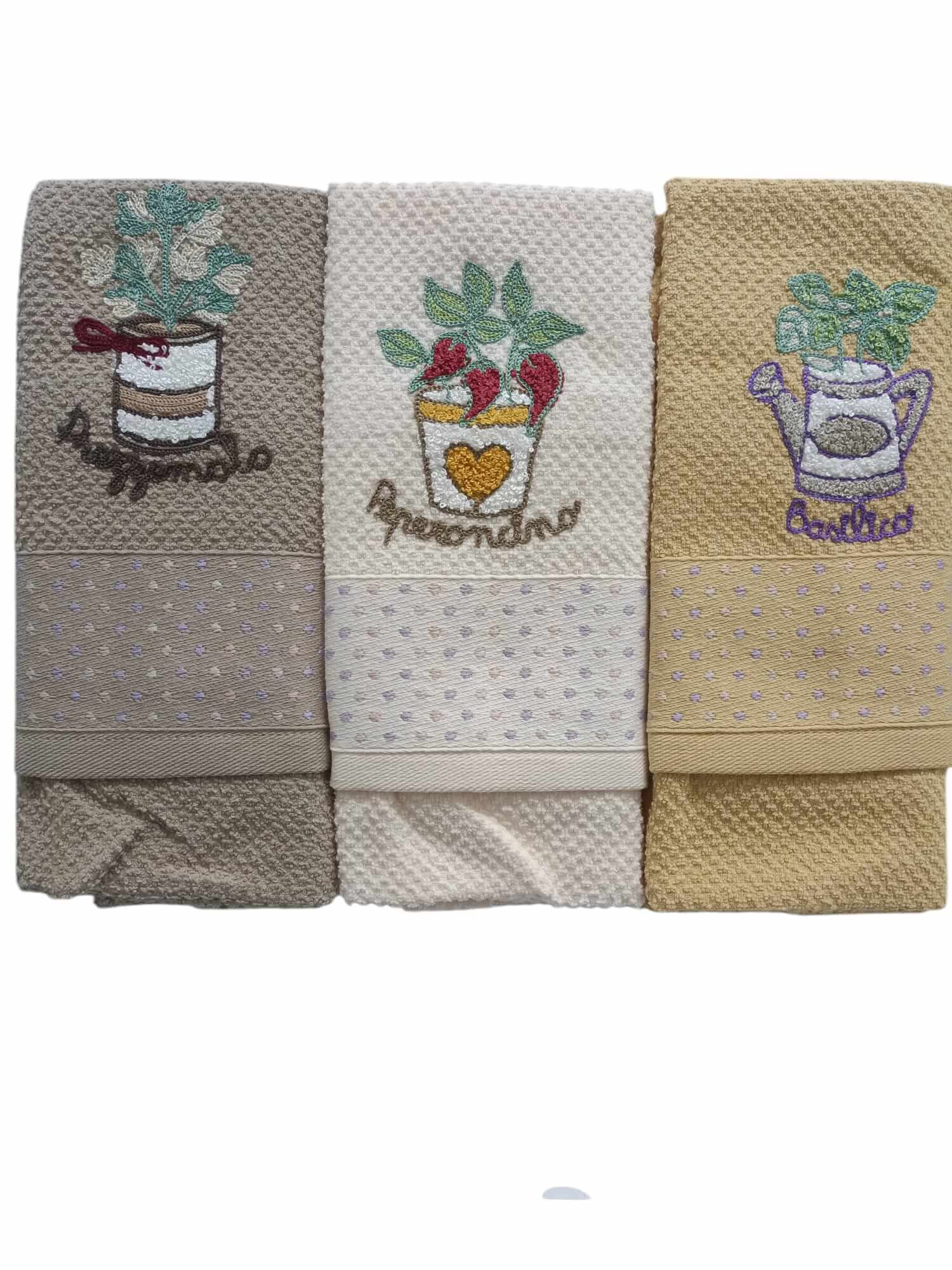 Strofinacci Vingi Herbarium 50x70 cm Cotone