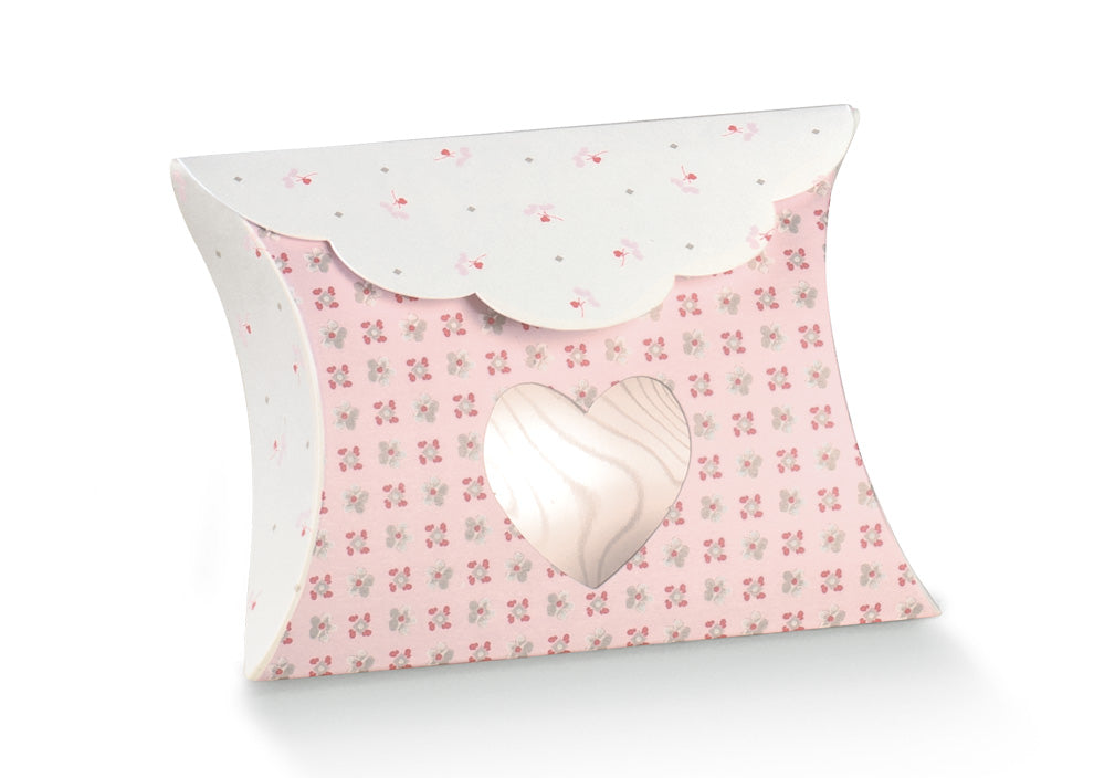 Scatolina Nascita Bimba Busta Florentina Bloom Rosa