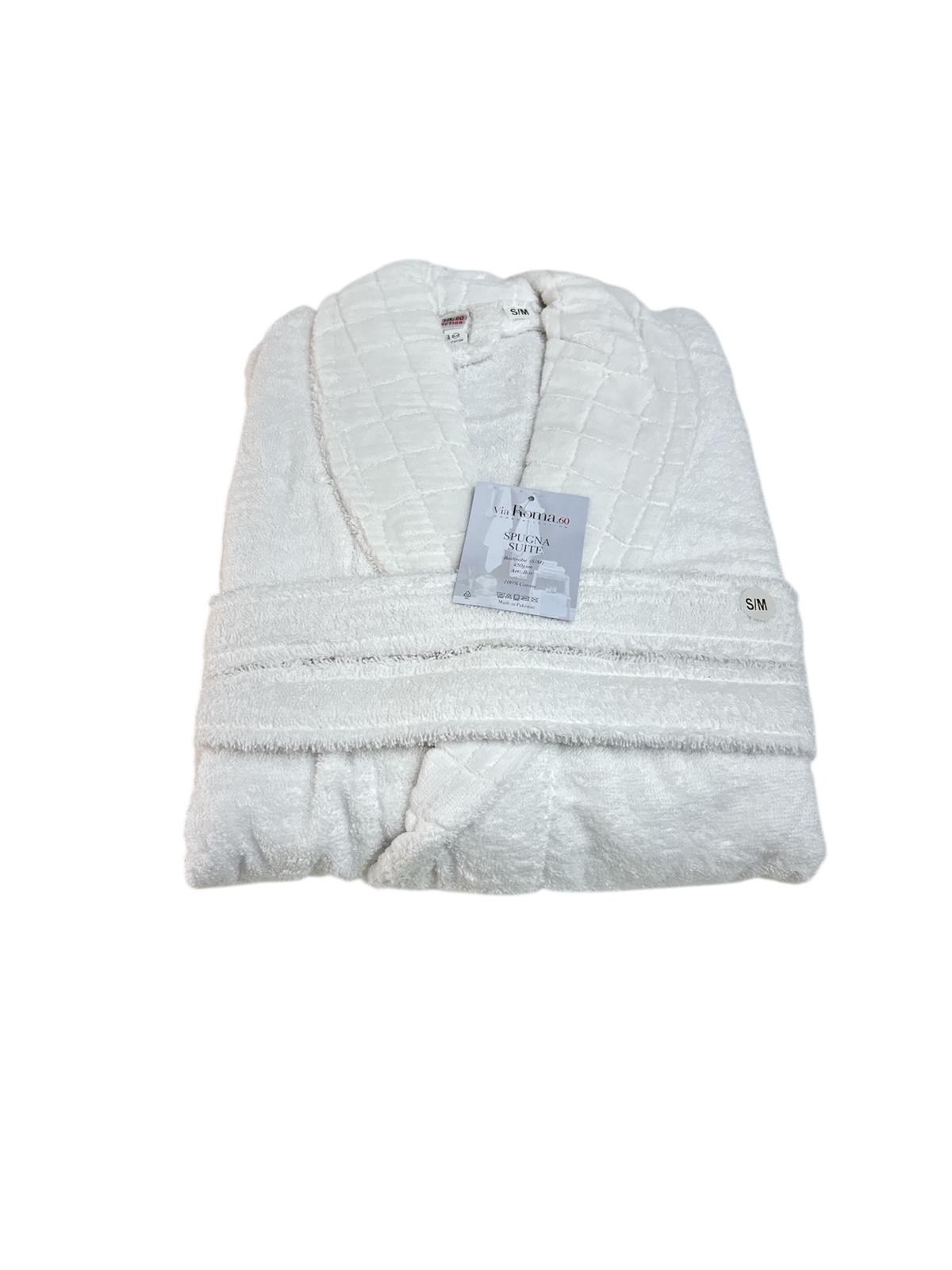 Accappatoio Via Roma 60 Box L/XL Spugna di Cotone