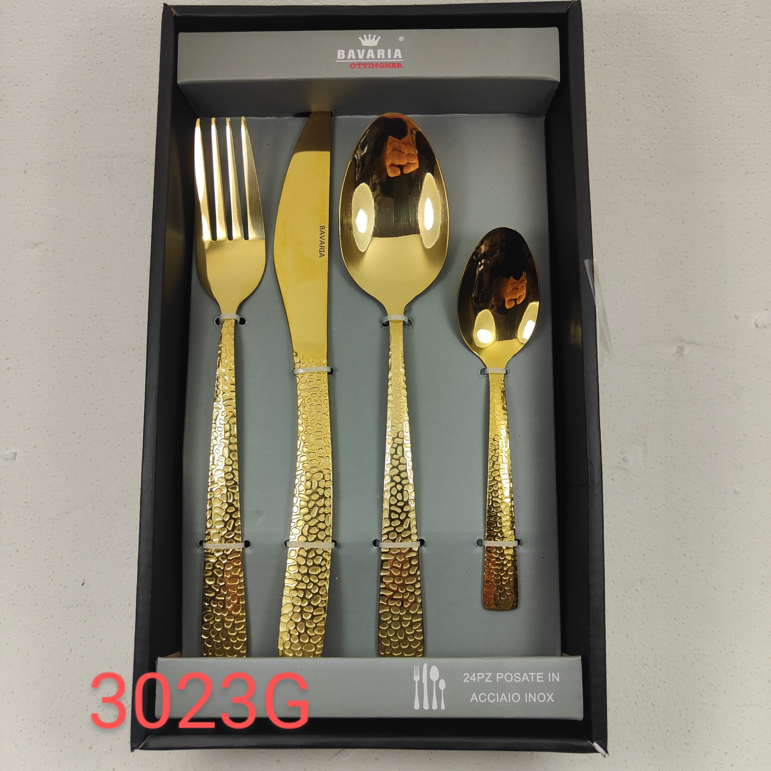 Set Posate Bavaria BC3023-G Acciaio