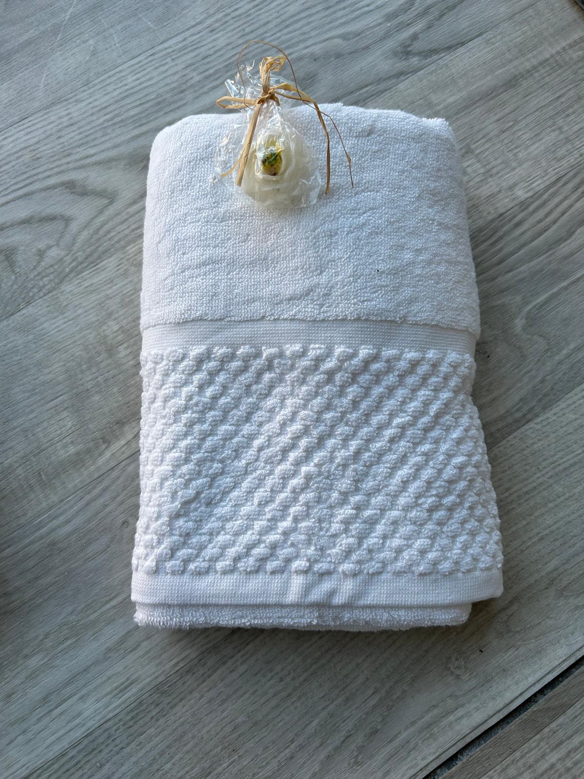 Asciugamano Viso Via Roma 60 Check in Spugna di Puro Cotone 420 gr/mq – Made in Italy