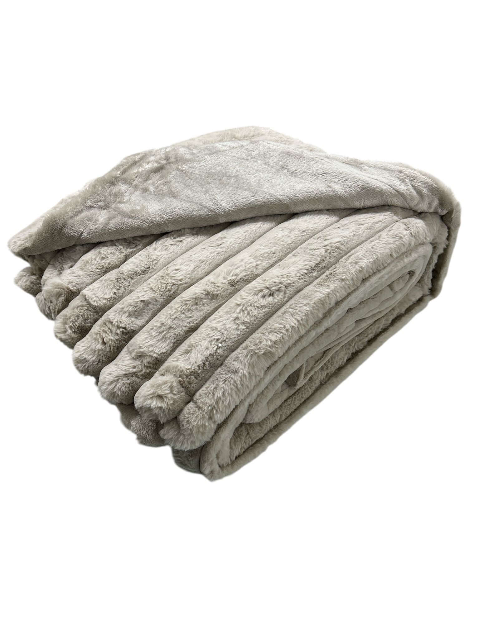 Coperta Daunex Trendy rigata in morbida microfibra di poliestere, misura 200x250 cm, perfetta per relax e arredo casa