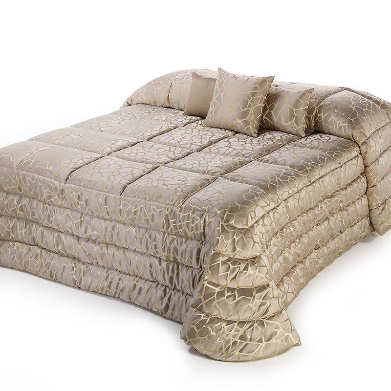 Trapunta Biancheria Kenia Matrimoniale Jacquard