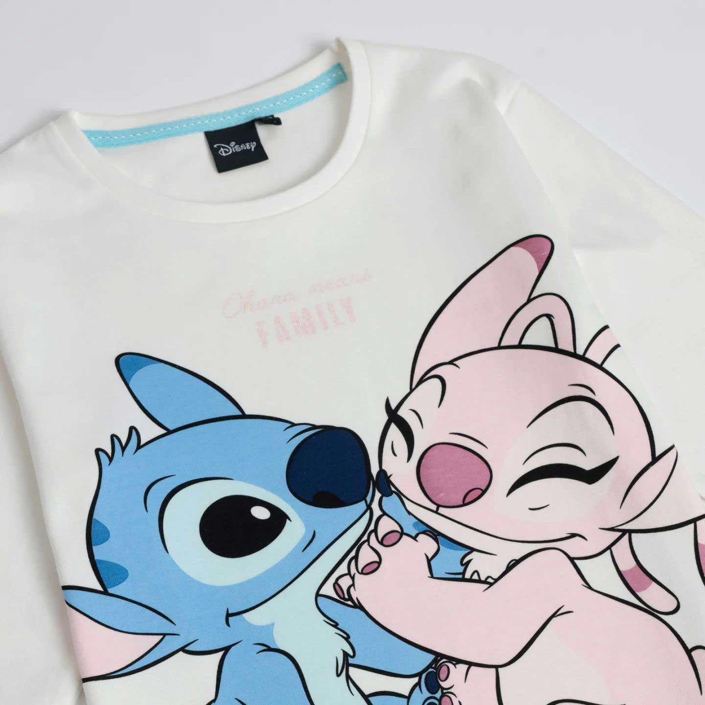 Pigiama bimba Disney Stitch e Angel 62249