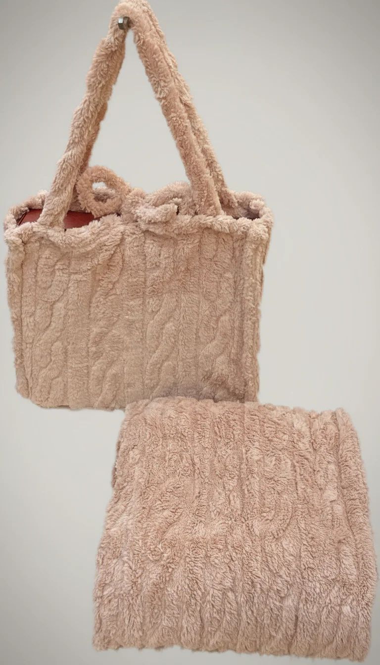 Plaid Papalina PLS130 Sherpa con Borsa – Made in Italy