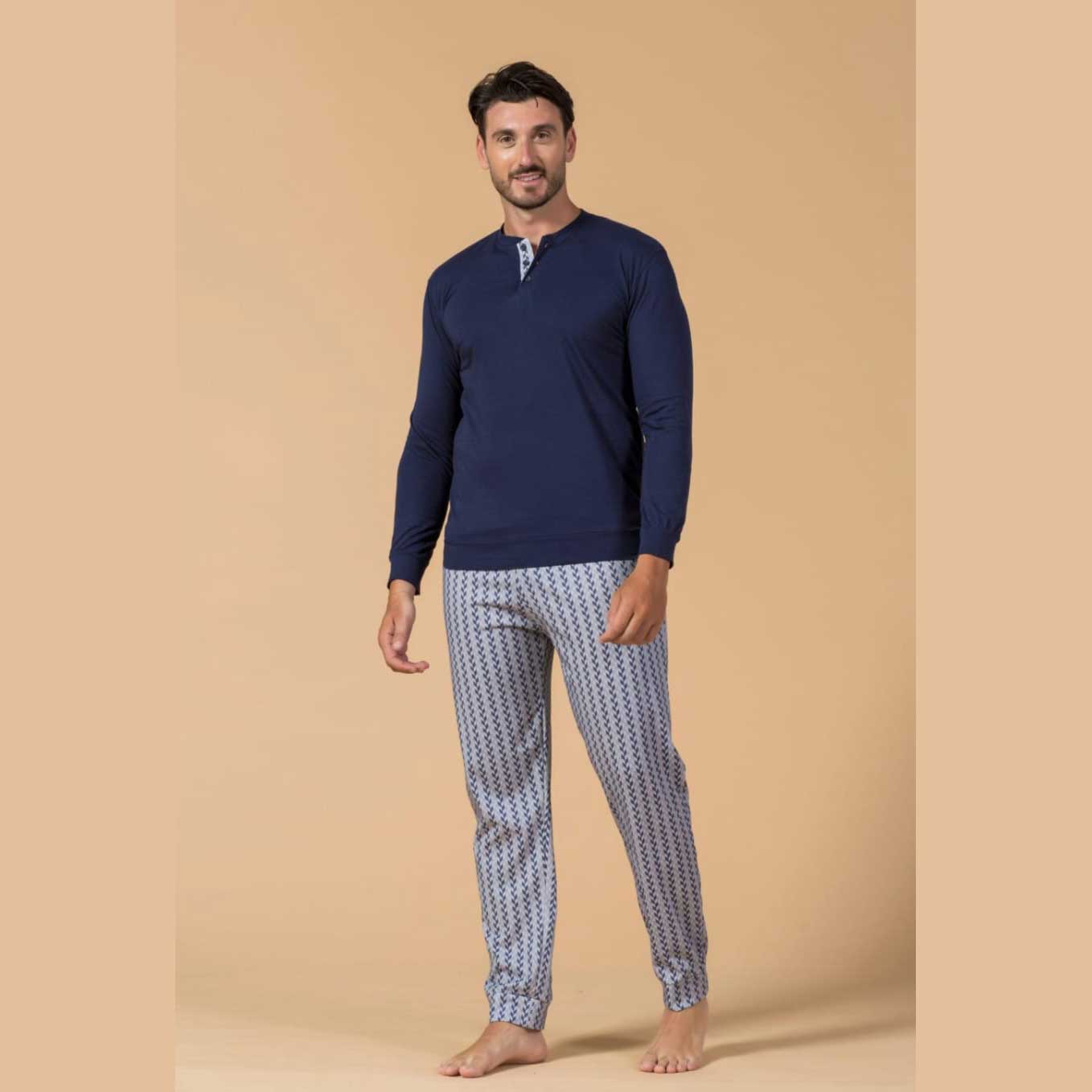 Pigiama Autunno/Inverno Uomo Milk And Honey Gentlman Cotone