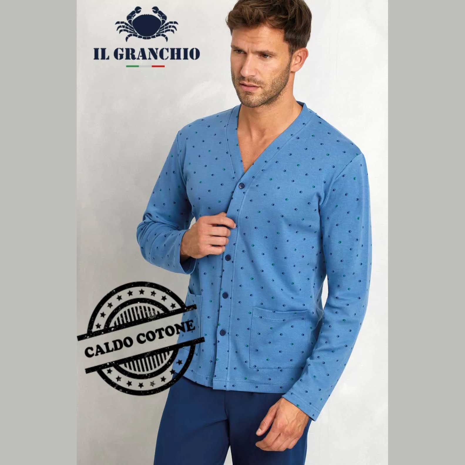 Pigiama Autunno/Inverno Uomo Il Granchio GP2073A Cotone interlock