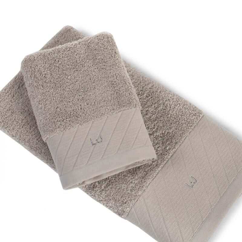 Set Asciugamani Liu Jo Diagonal Spugna di Cotone
