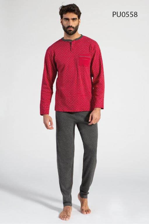 Pigiama Uomo Milk And Honey Square S Cotone interlock