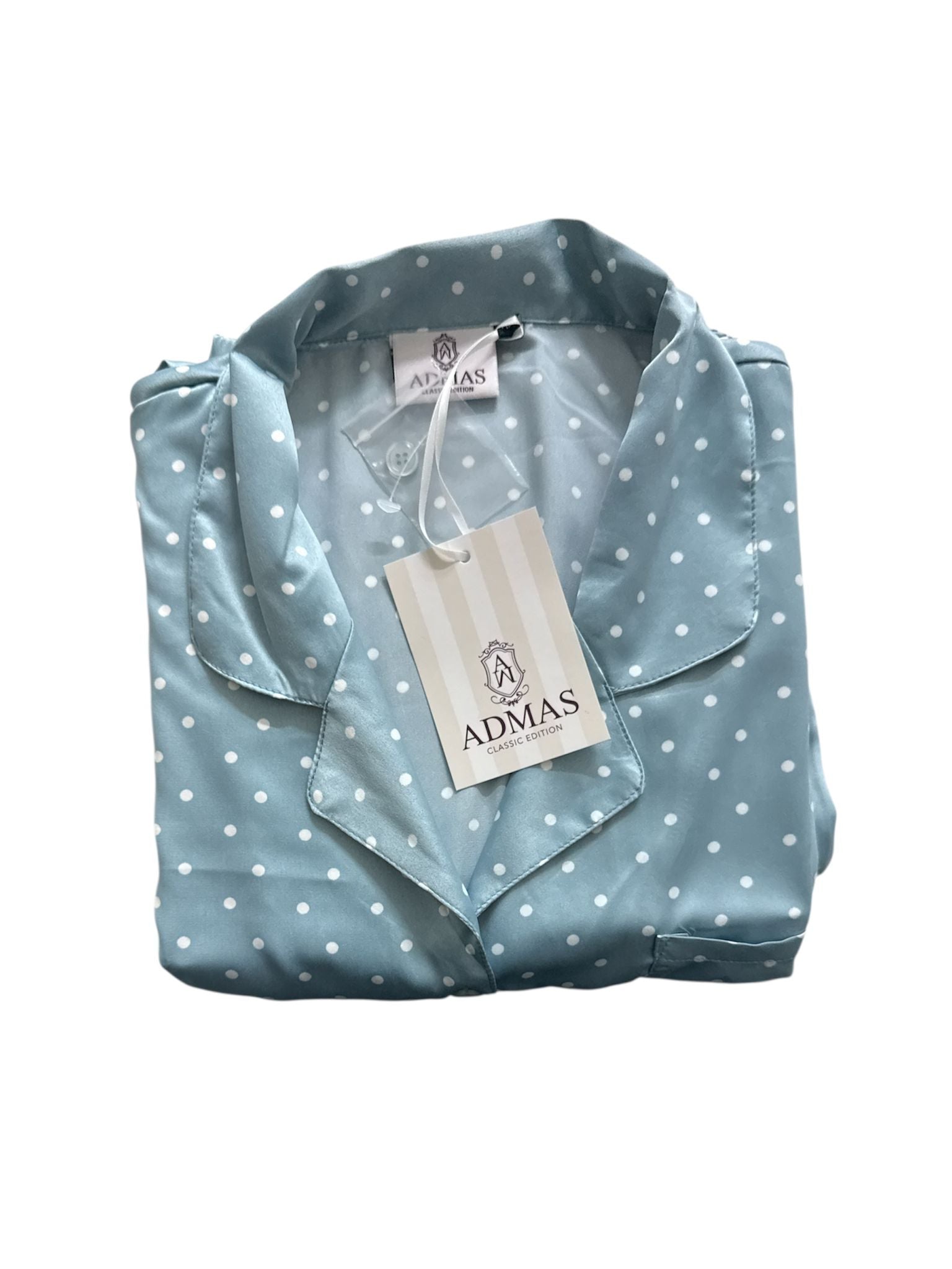 Pigiama Donna Admas Mujer Woman – Pantalone Lungo e Camicia Aperta Tipo Uomo