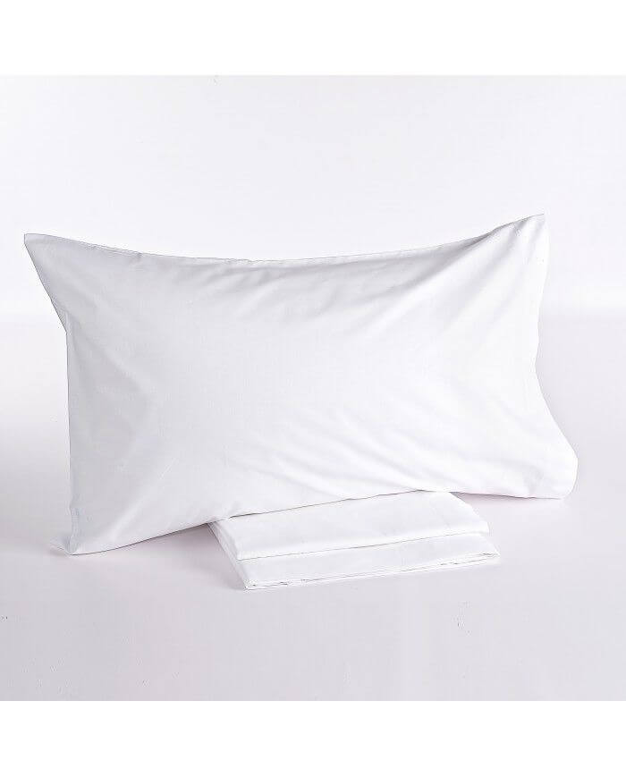 Completo lenzuola singolo Flashcolor in puro cotone con lenzuolo sopra, lenzuolo sotto con angoli e federa coordinata. Made in Italy.