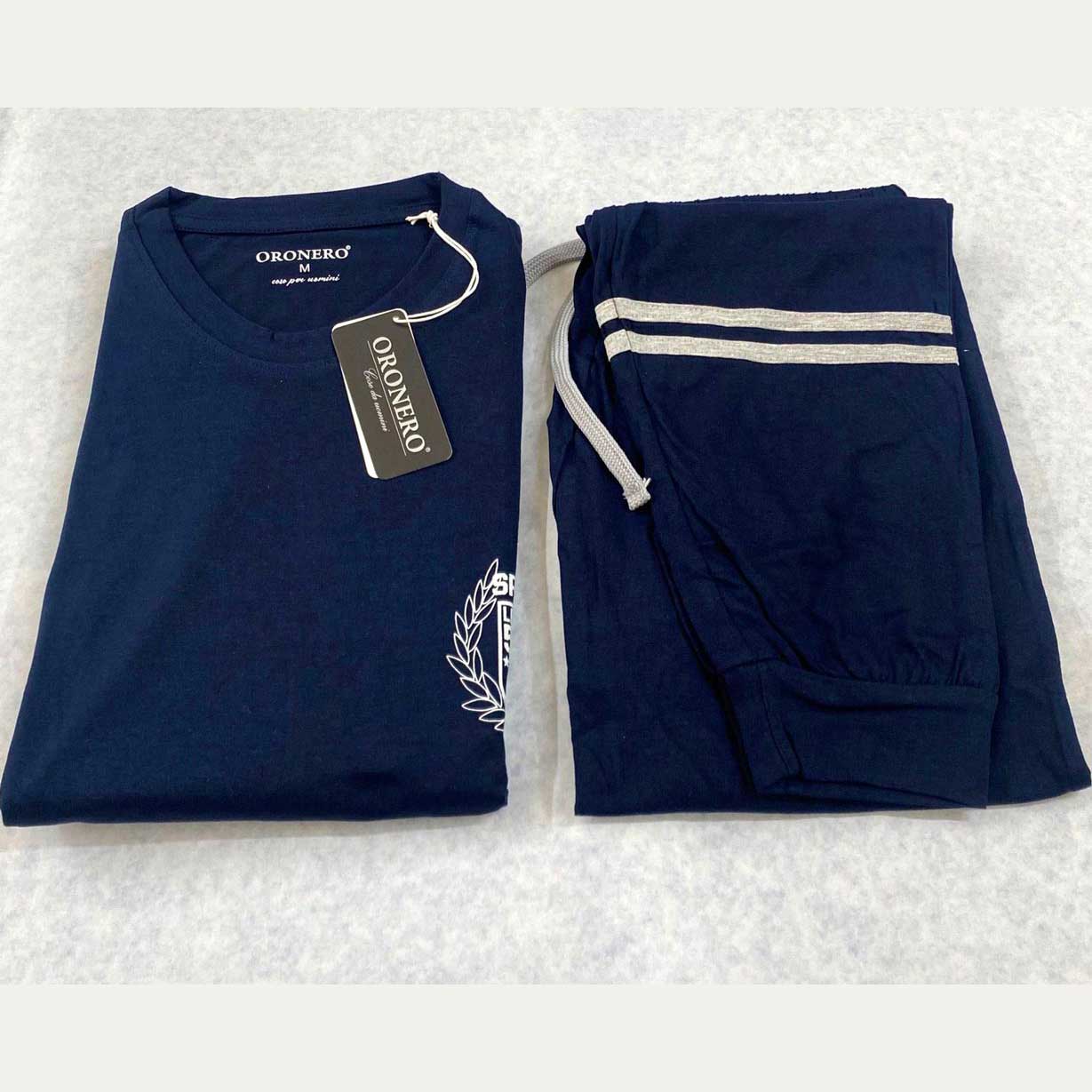 Pigiama Primavera/Estate Uomo Oronero OU1017 M Cotone