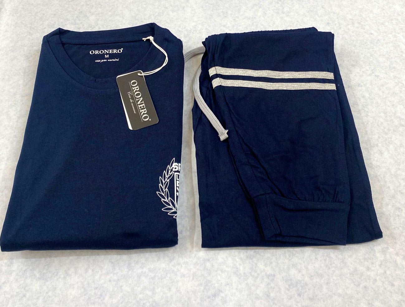 Pigiama Uomo Oronero OU1017 M Cotone