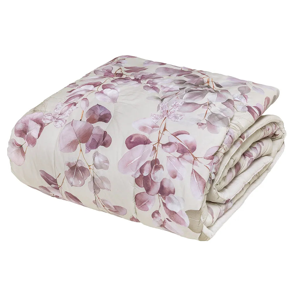 Trapunta Matrimoniale Tessitura Randi Laurel – 270x270 cm – Percalle di Cotone 200 TC