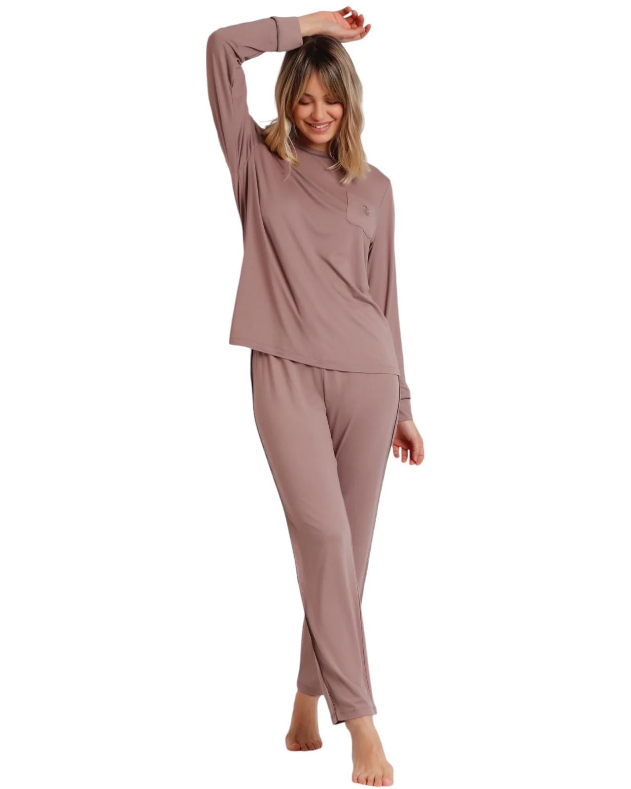 Pigiama Donna Admas Classic – Autunno/Inverno – Morbido e Caldo