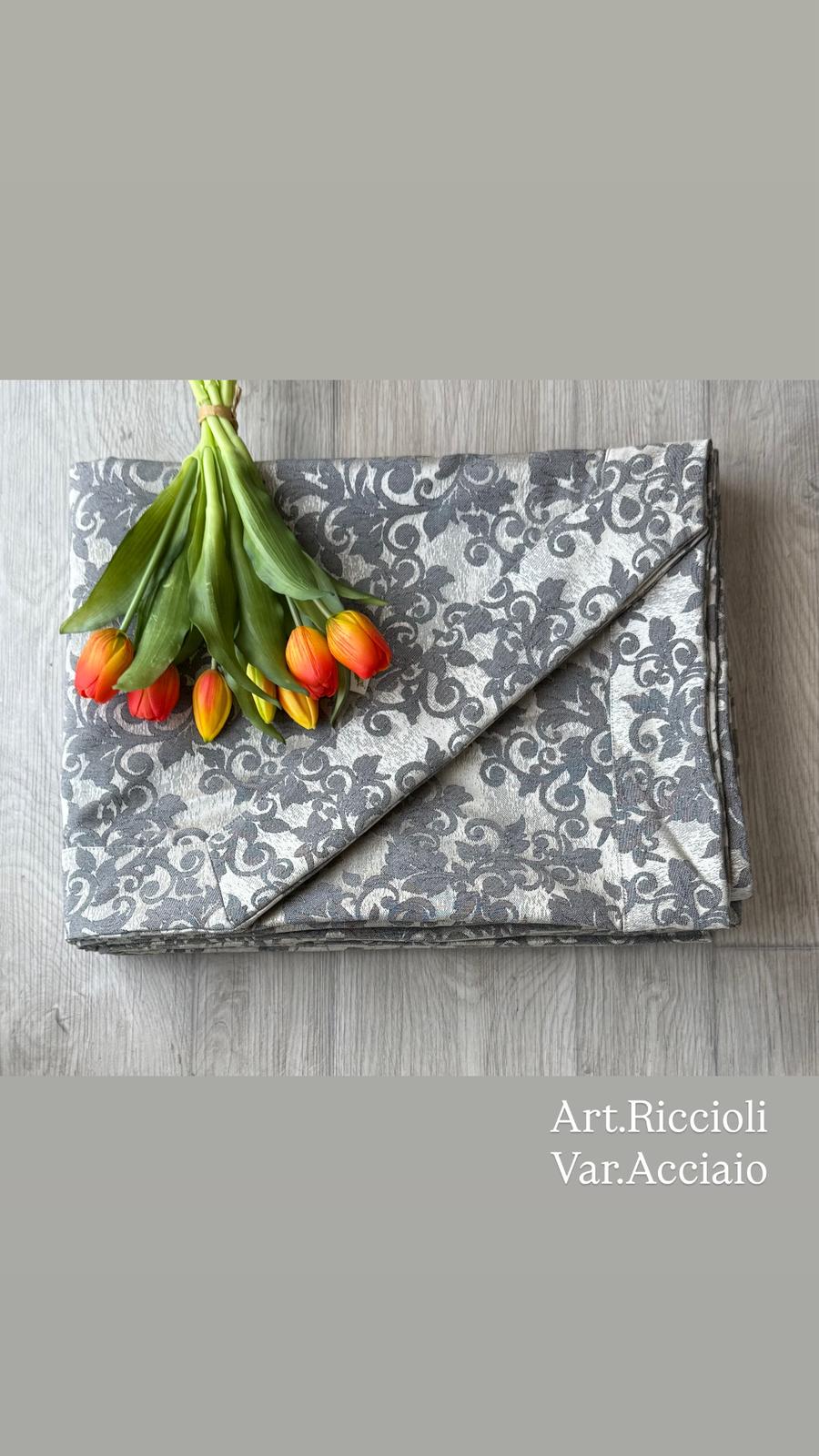 Copriletto Matrimoniale Alexander Tuscany Home Riccioli – Jacquard 260x260 cm