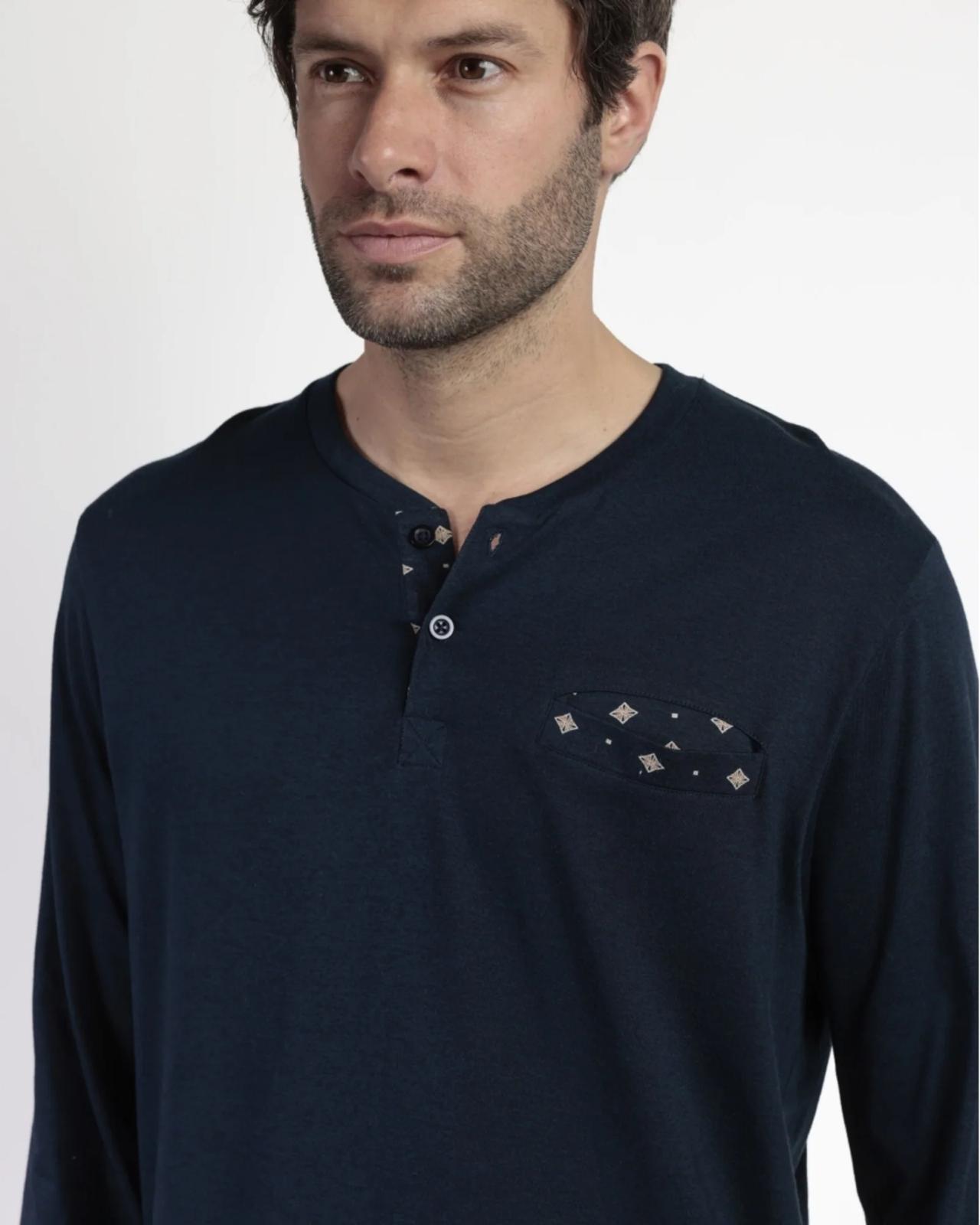 Pigiama Uomo Admas 63771 – Autunno/Inverno – Caldo Cotone e Stile Elegante