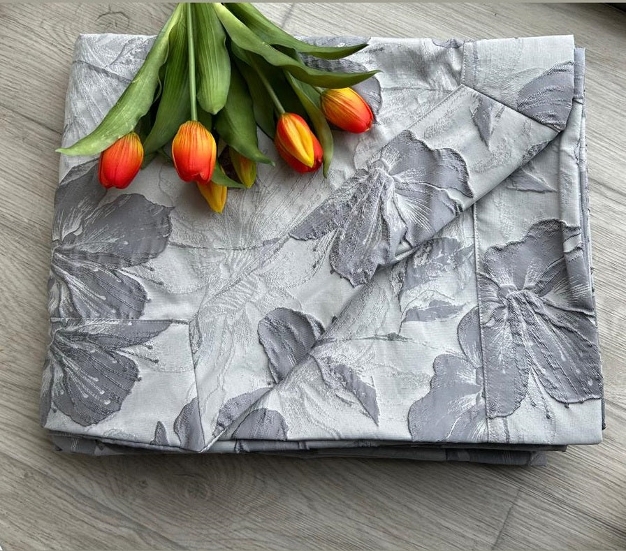 Copriletto Matrimoniale Alexander Tuscany Home Fiori – Jacquard 260x260 cm