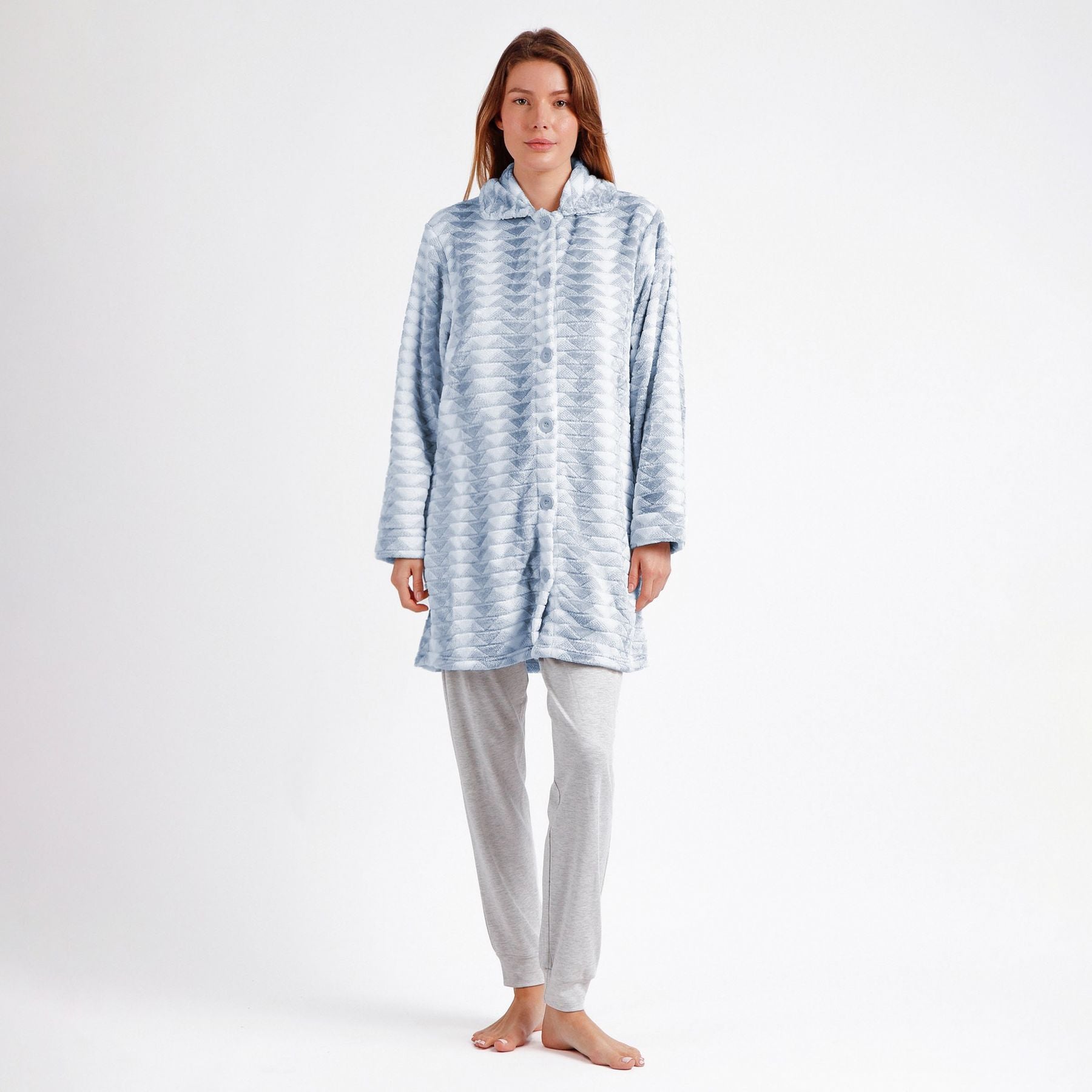 Giacca donna Admas 67029 L in pile coral, colore tinta unita, calda e soffice, perfetta per l’inverno.