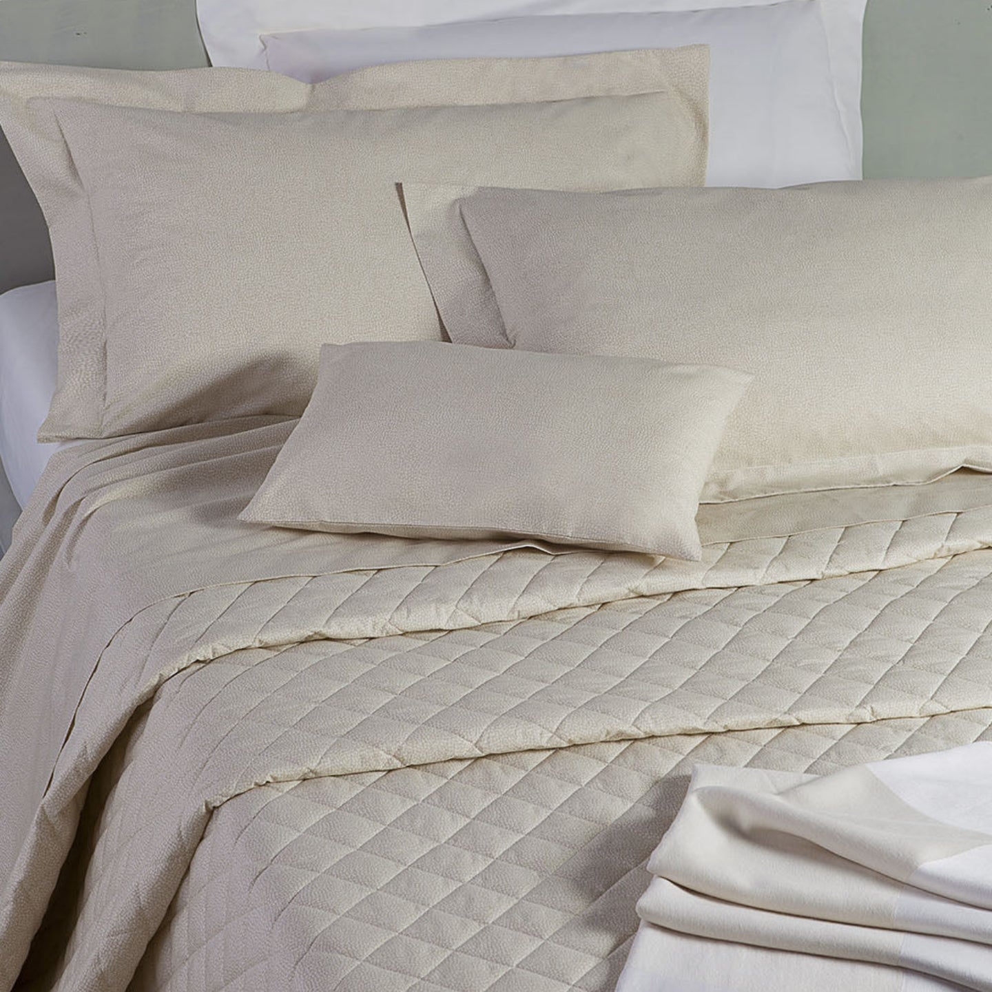 Trapuntino matrimoniale Borbonese Oplà Matrimoniale Raso di Cotone