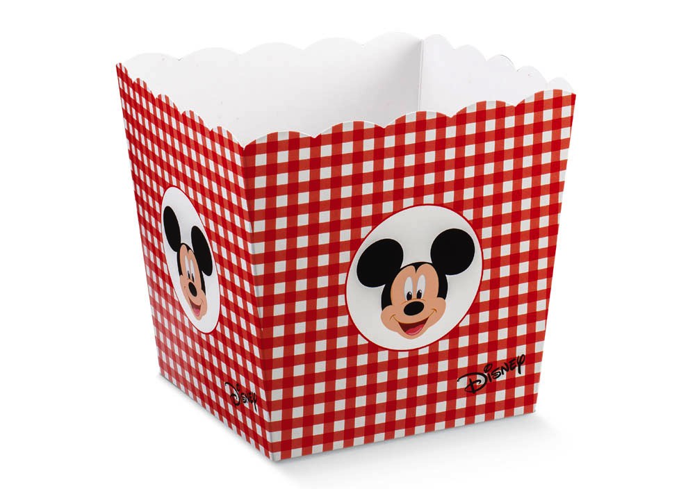 Scatolina Nascita Bimbo vaso Disney Topolino Mickey Rosso