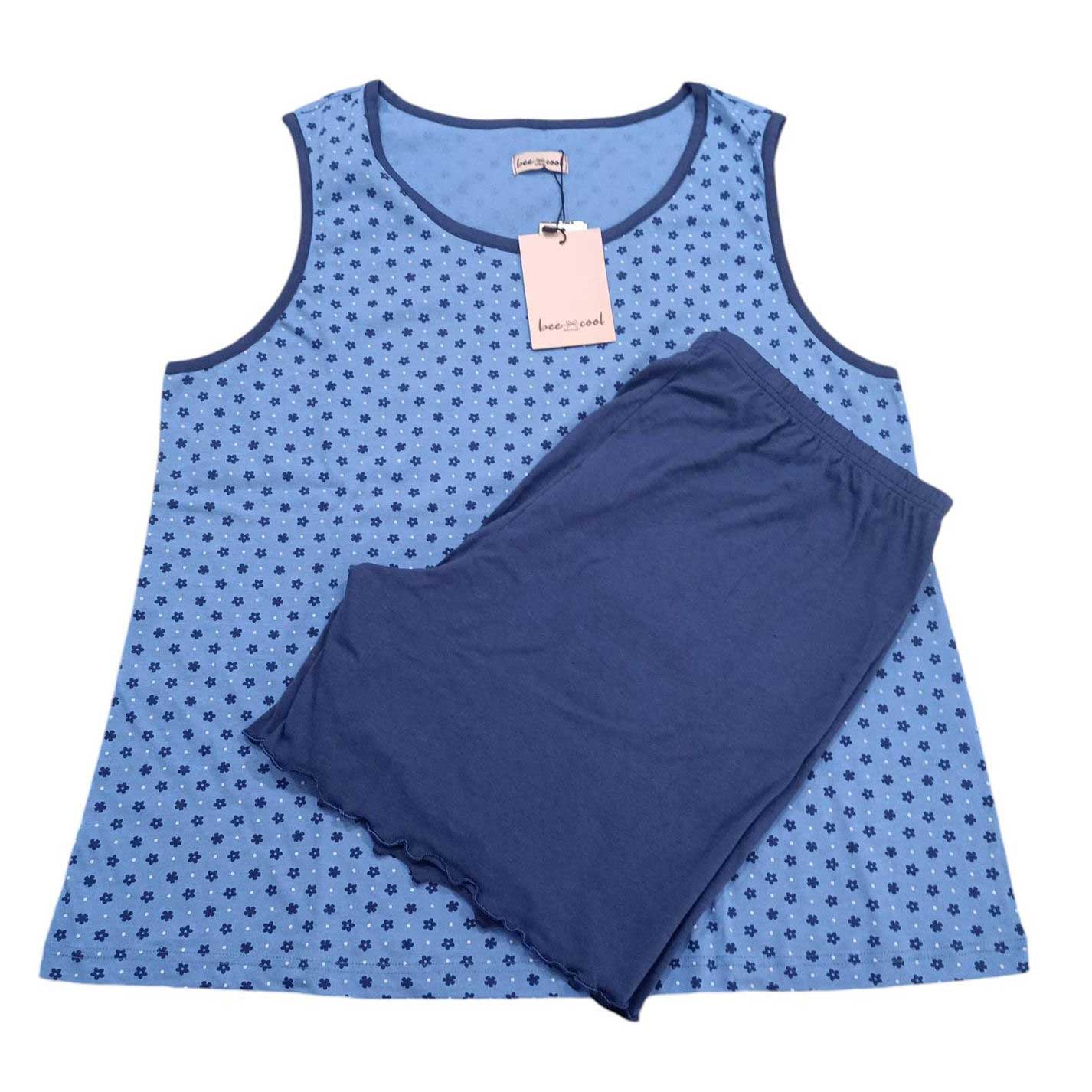 Pigiama Primavera/Estate Donna Bee Cool Smoothie Serie 5 44 100% Cotone