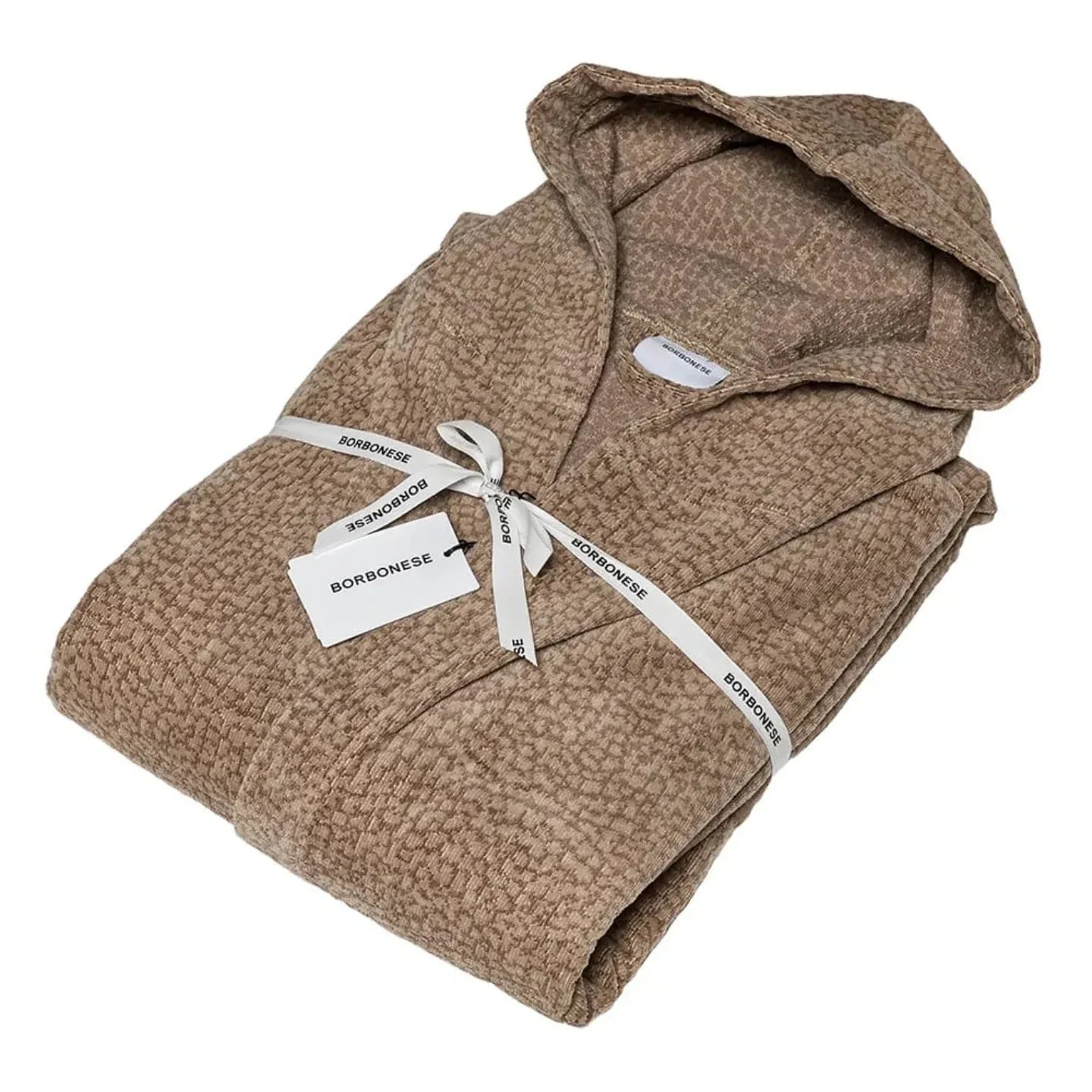 Accappatoio Borbonese Twist Op Spugna di Cotone - The King Luxury