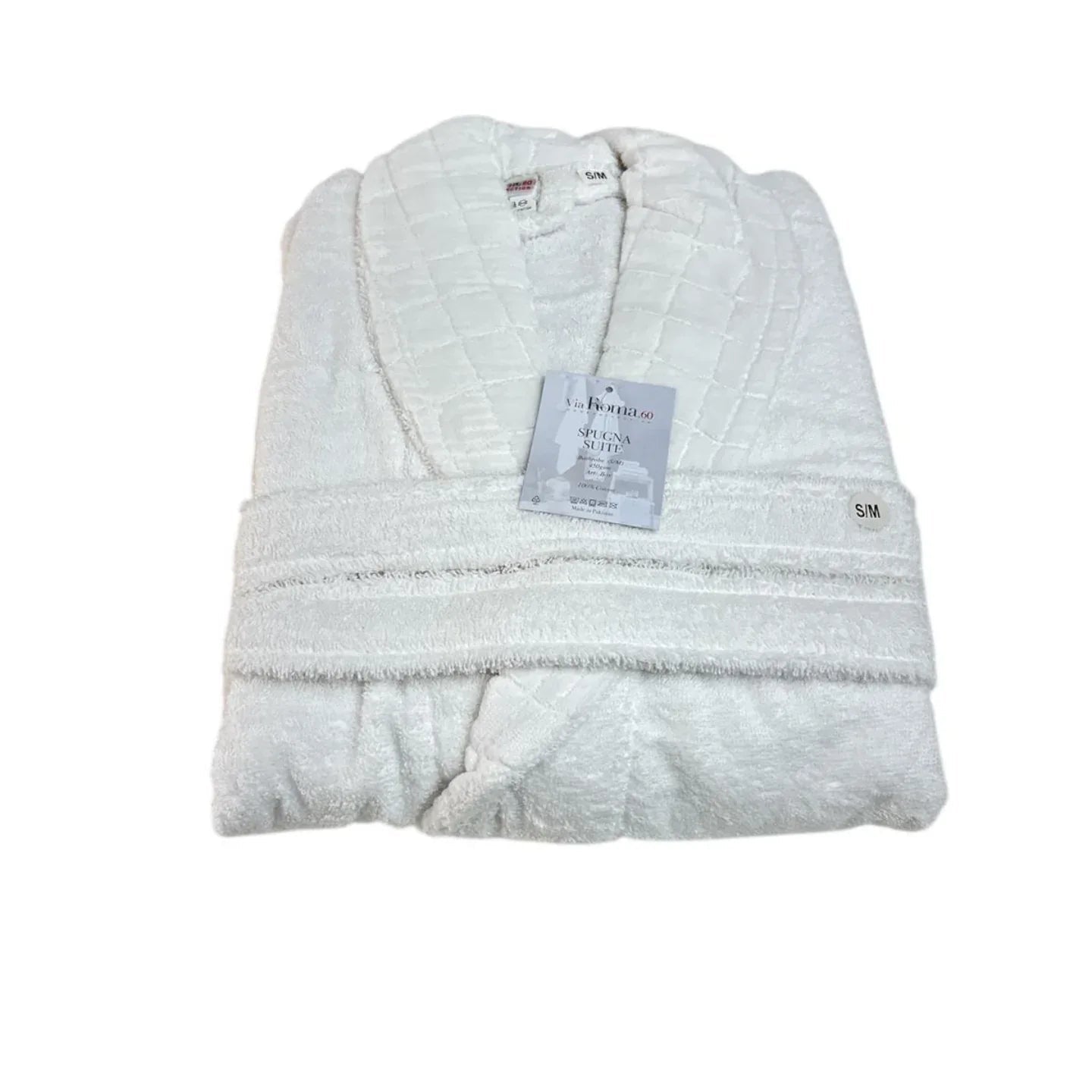 Accappatoio in Spugna Uomo/Donna Via Roma, 60 Linea Box - The King Luxury