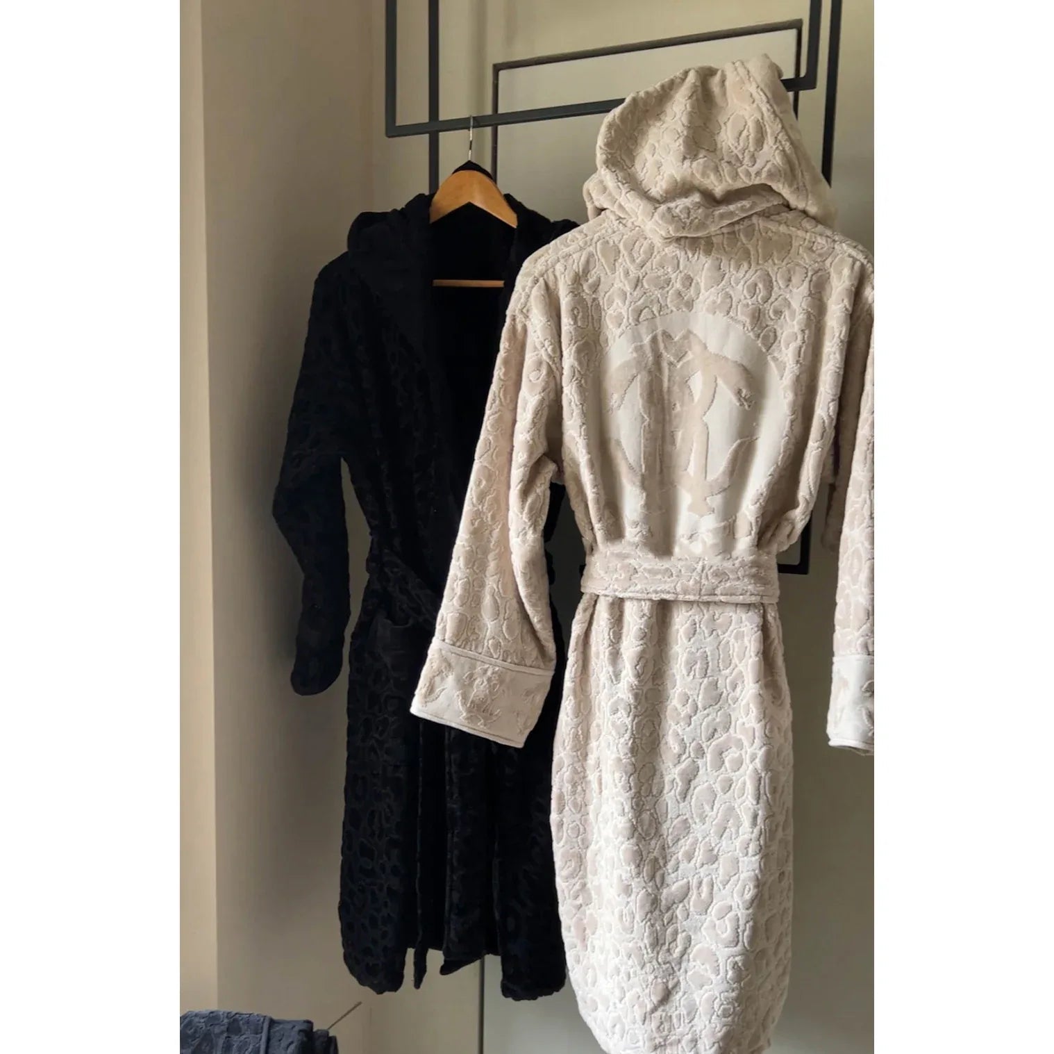 Accappatoio Jaguar L/XL Roberto Cavalli Beige Cotone - The King Luxury