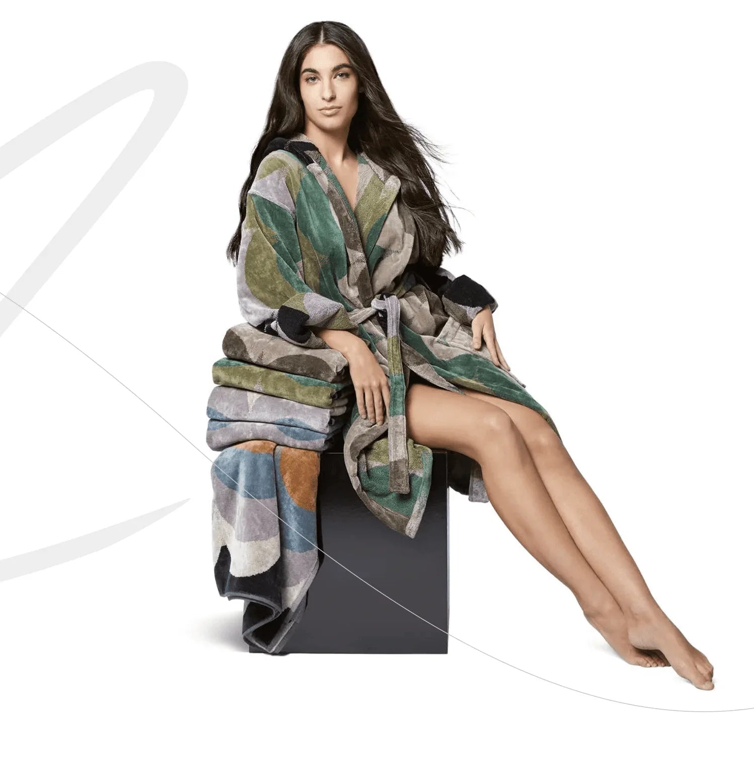 Accappatoio Madrid S/M Mirabello Carrara Spugna Cotone - The King Luxury