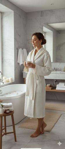 Accappatoio Velour Million M Papalina Spugna Jacquard - The King Luxury