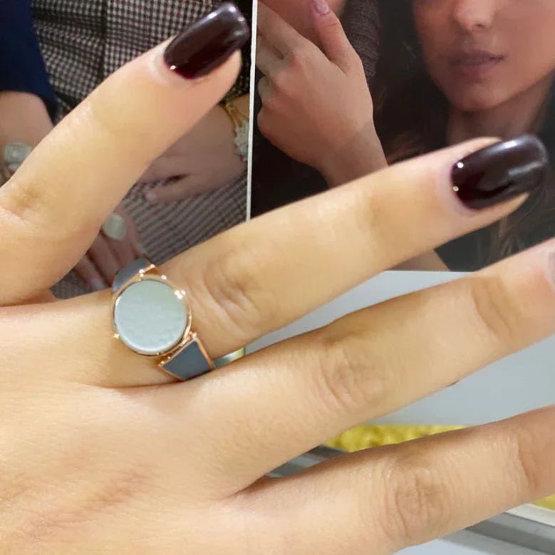 Anello Orbital Sole Alexarte Giallo Artigianale - The King Luxury