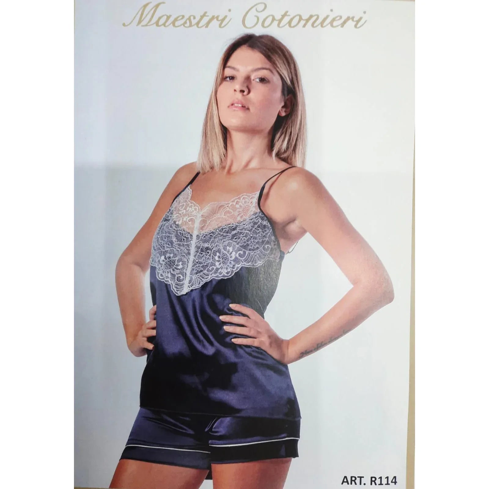 Baby Doll R114 Maestri Cotonieri Raso di Cotone - The King Luxury