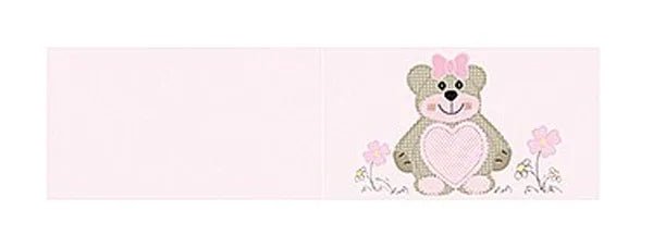 Bigliettino Nascita Bimba Rosa The King Luxury - The King Luxury