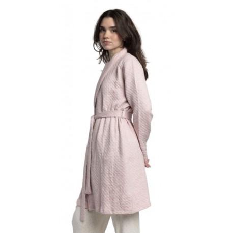 Vestaglia Donna Admas 67241 – Caldo Cotone Trapuntato Invernale con Cintura