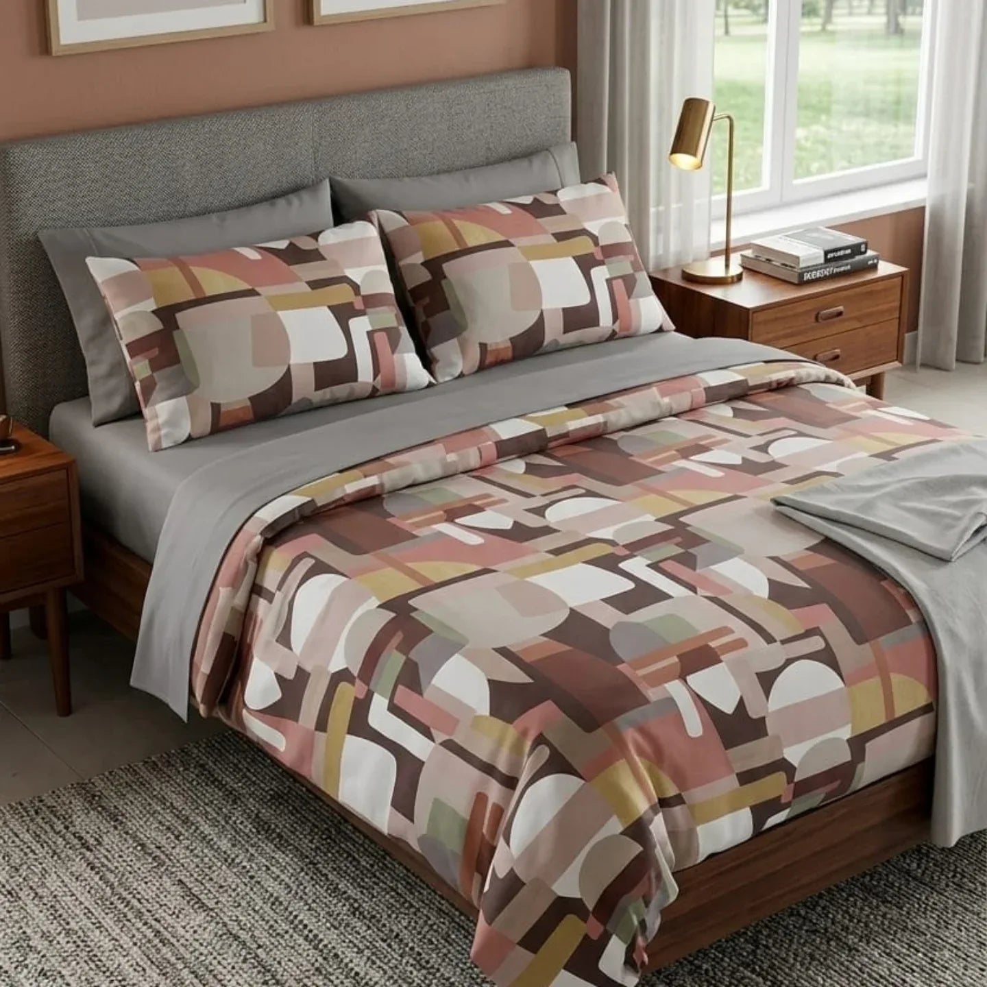 Completo Lenzuola Casa Giulia Scuba Matrimoniale Cotone Teknotime - The King Luxury