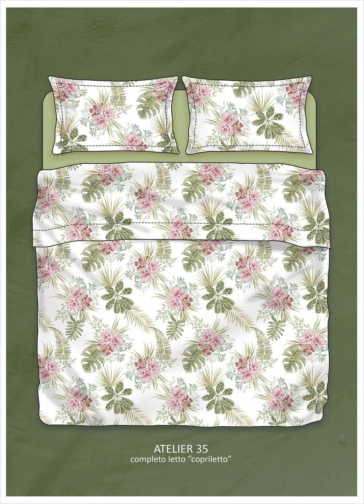 Completo Lenzuola Cotone Randi Atelier 35 Matrimoniale – Percalle - The King Luxury