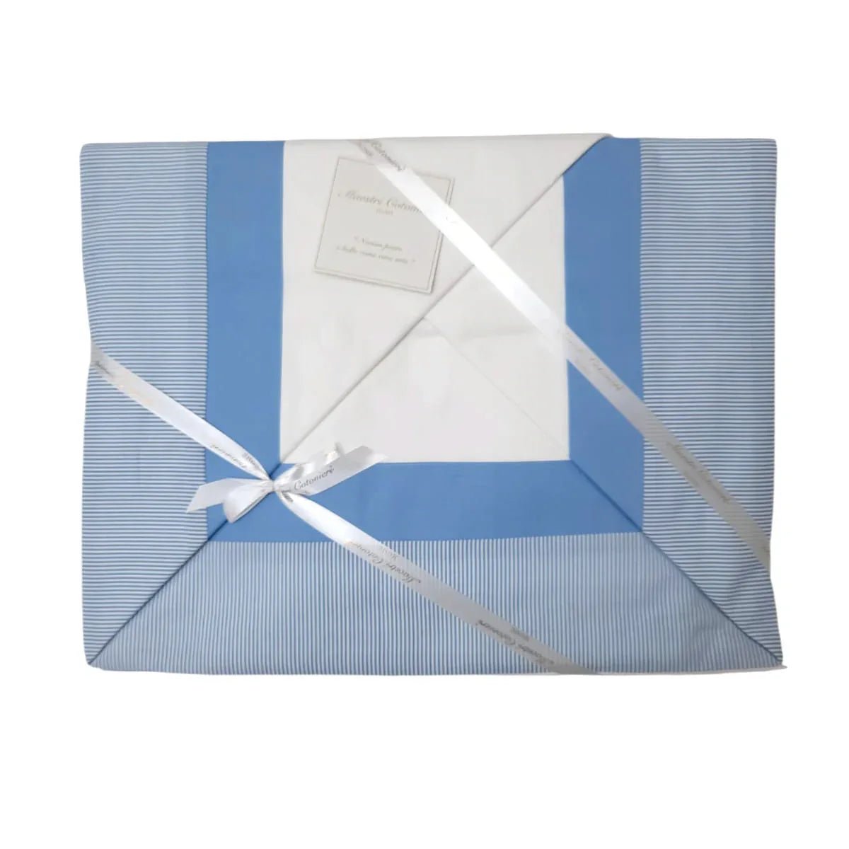 Completo Lenzuola Maestri Cotonieri Toscana geometria Matrimoniale Cotone - The King Luxury